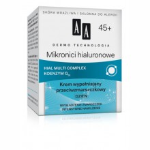 AA MIKRONICI HIALURONOWE 45+ KREM WYPELNIAJACY PRZECIWZMARSZCZKOWY NA DZIEN